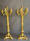 Pair Of Large Louis-philippe Period Candlesticks From The 19th Century