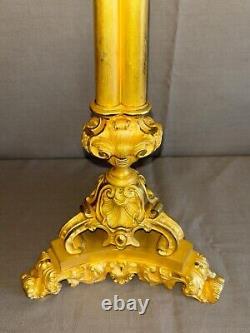 Pair of Large Louis-Philippe Period Candlesticks from the 19th Century