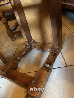 Pair of Library Step Stools Forming a Pedestal, Restoration Period, Oak