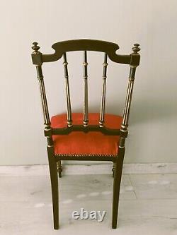 Pair of Louis XVI Style Napoleon III Chairs from the Art Nouveau Period