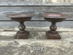 Pair of Marble Cassolettes 18th-19th Century Bowl Ancient Style High Epoch