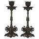 Pair Of Napoleon Iii Candlesticks From The 19th Century