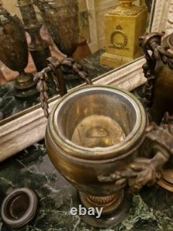 Pair of Oil Lamps from the Napoleon III Era