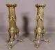 Pair Of Regency Style Candlesticks With Mascarons, Late 19th Century