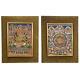Pair Of Thangkas With Deities From The 19th Century (pair)
