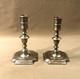 Pair Of Antique Candlesticks From The Louis Xiii Period In Bronze 17th Century