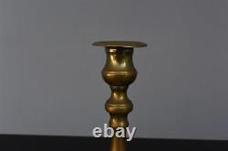 Pair of brass candlesticks from the 19th century