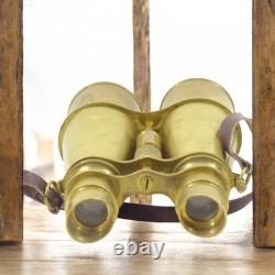 Pair of brass marine binoculars late 19th century