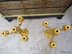 Pair of bronze candelabra, 19th century, perfect condition, several heights available