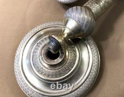 Pair of candlesticks / candelabra from the EMPIRE RESTORATION period in 19th century bronze