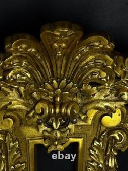 Pair of important gilded bronze wall sconces, Louis XVI style, 19th century