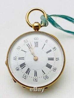 Pass Watch 18k Gold Inlaid Decoration Era XIX To Restore