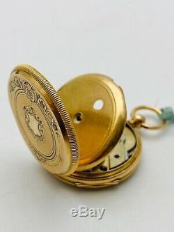 Pass Watch 18k Gold Inlaid Decoration Era XIX To Restore