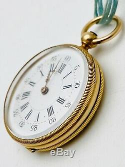 Pass Watch 18k Gold Inlaid Decoration Era XIX To Restore