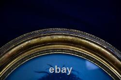 Pastel Portrait of a Woman, 19th Century, Gilded Frame, Napoleon III Style