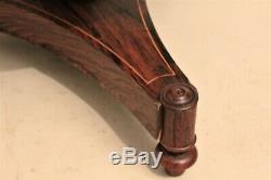 Pedestal Revolving Bookcase Rosewood Charles X Era Nineteenth Century