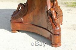 Pedestal With Swan Neck Empire Period Mahogany Early Nineteenth Century