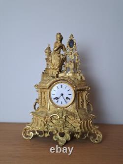 Pendulum, Gilded Bronze, Restoration period, 19th century