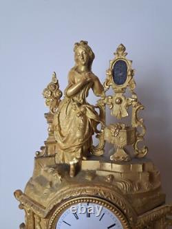 Pendulum, Gilded Bronze, Restoration period, 19th century