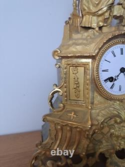 Pendulum, Gilded Bronze, Restoration period, 19th century