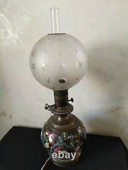 Petroleum Lamp Epoque Xixeme Electrified