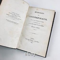 Peuchet Memoirs on Mirabeau & His Time. 4/4 Vol. Bossange, 1824. Eo