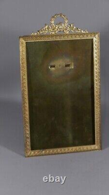 Photo Door Frame Louis XVI In Golden Bronze, Era Xixth