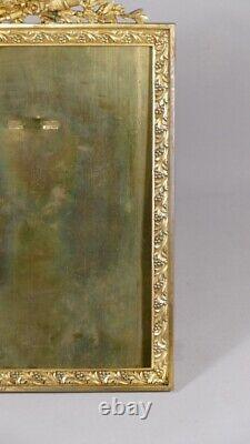 Photo Door Frame Louis XVI In Golden Bronze, Era Xixth