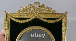 Photo Frame Or Miniature In Golden Brass Style Louis Xvi, Epoch Xixth