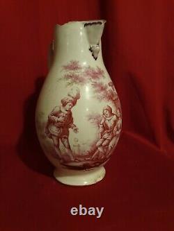 Pitcher In Faience, 18th Century, 19th Century