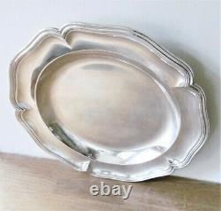 Plate In Solid Silver Minerve Punch, Era Xixth. 32.8 Cm. / 867 Gr