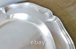 Plate In Solid Silver Minerve Punch, Era Xixth. 32.8 Cm. / 867 Gr