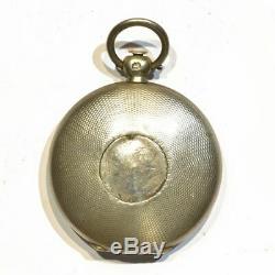 Pocket Watch Clamshell Silver Xixth Cock Movement