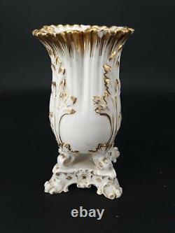 Porcelain Betting, Pair Of Vase Era Late XIX Th S