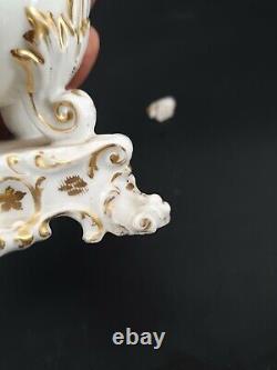 Porcelain Betting, Pair Of Vase Era Late XIX Th S