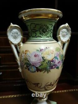 Porcelain Betting, Pair Of Vase Era XIX Th S