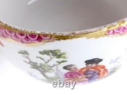 Porcelain Of Meissen Pot Covered 19th Century