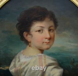 Portrait Of A Girl Epoque Louis Philippe Second Empire H/t Of The 19th Century