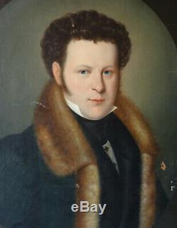 Portrait Of A Man Charles X Hst Era German School Of The 19th Century