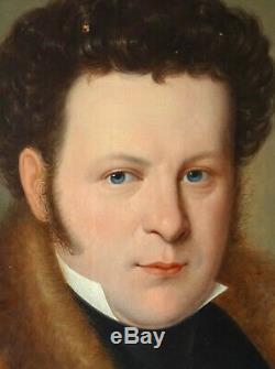 Portrait Of A Man Charles X Hst Era German School Of The 19th Century