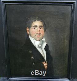 Portrait Of A Man Epoque First Empire French School Of The Nineteenth Century Hst