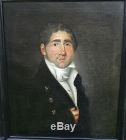 Portrait Of A Man Epoque First Empire French School Of The Nineteenth Century Hst