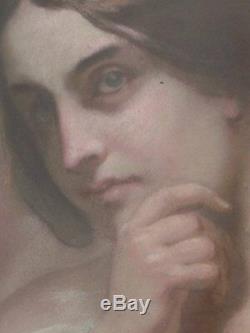 Portrait Of A Woman In Pastel Nineteenth Time