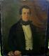 Portrait Of Man Epoque Louis Philippe French School Of The Nineteenth Century Hst