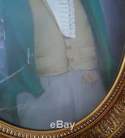 Portrait Of Man Period 1st Empire French School 19th Century Pastel