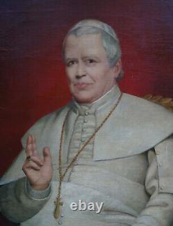 Portrait Of Man Pope Pius IX Epoque Napoleon III Ecole Française Du Xixème St