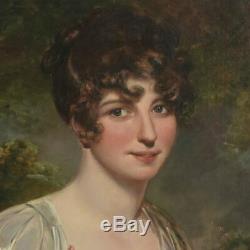 Portrait Titled Miss Johnson From Gainsborough Time Early Nineteenth