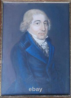 Portrait of a Man, Directoire Period, Early 19th Century Pastel