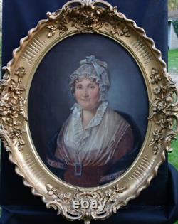Portrait of a Woman Empire Period French School of the Early 19th Century H/T