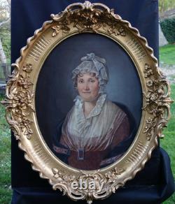 Portrait of a Woman Empire Period French School of the Early 19th Century H/T